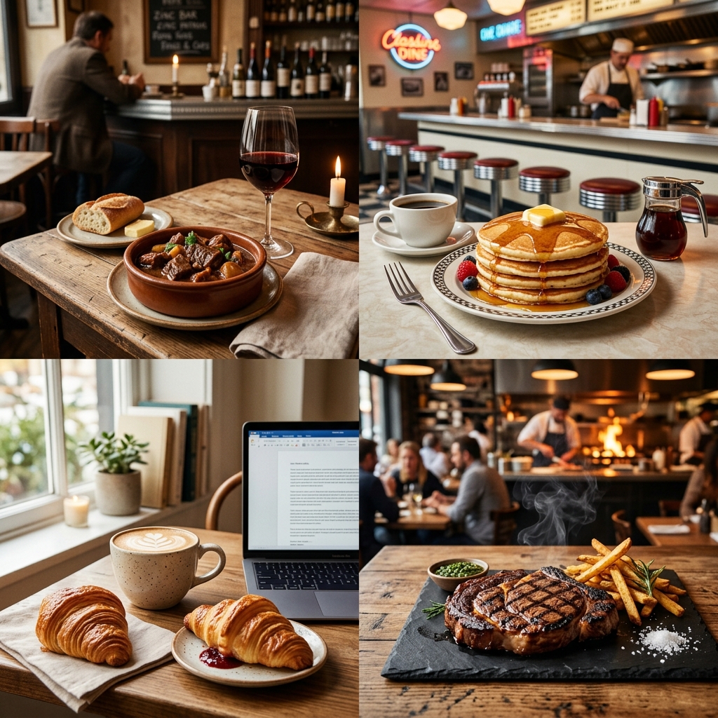 Understanding the Differences Between Bistros, Diners, Cafes, and Grills